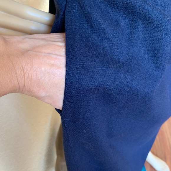 Haberdashery Collection navy wool skirt - Picture 7 of 14